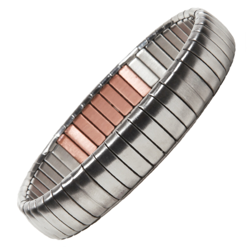 Power Flex 6 - Flexi Stainless Steel Copper Magnetic Bracelet